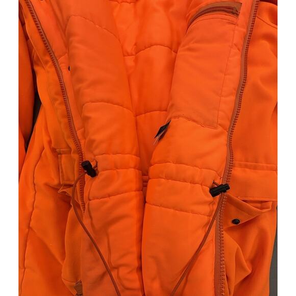 Vintage L.L.Bean Blaze Orange Hunting Jacket Men’s XL Field Coat Game Pockets - Picture 9 of 13